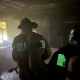 В Курской области потушен пожар в многоквартирном доме
