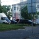 В Курске случилась авария возле школы