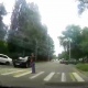 В Курске уходившая от столкновения машина врезалась в столб