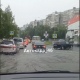 В Курске сильный дождь превратил дороги в бурные реки