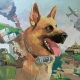 Курян приглашают принять участие в международном конкурсе рисунков «Портрет фронтовой собаки»