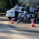 В Курске попал в аварию мотоцикл ДПС