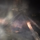 Ночью в Курске горел 2-этажный дом