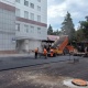 В Курске на улице Овечкина укладывают асфальт