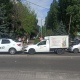 В Курске произошла тройная авария с участием такси