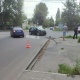 В Курске попал в аварию электромобиль