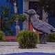 В Курске запела скульптура соловья на площади Дубровинского