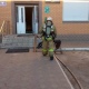 В Курской области утром горел 2-этажный магазин