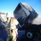На трассе под Курском горел грузовик