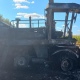 В Курской области сгорел комбайн