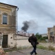 В Курске на улице Сонина горело здание
