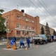 В Курске на перекрестке улиц Радищева и Почтовая провалился асфальт