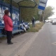В Курске машина врезалась в остановку