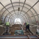 В Курске начали ремонт надземного перехода на улице Дзержинского