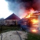 В Курской области сгорел гараж с машиной
