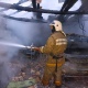 В Курской области сгорели 36 гаражей