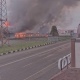 В Белгородской области горит таможенный терминал из-за обстрела ВСУ