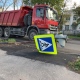 В Курске напротив школы №27 упавший светофор перекрыл пешеходный переход