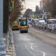 В Курске на улице Ленина приступили к укладке асфальта после реконструкции теплосетей
