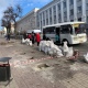 В Курске на улице Ленина меняют остановочные комплексы