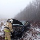В Курской области машина вылетела с трассы, ранен водитель