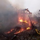 Под Курском выгорел жилой дом