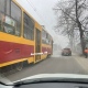 В Курске на улице Верхней Луговой задымился трамвай