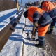 В Курске ликвидируют последствия снегопада