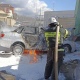 В МЧС сообщили подробности о пожаре на площади Добролюбова в Курске