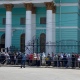 В Курске к ковчегу с мощами святого Георгия Победоносца выстроилась огромная очередь