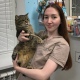 Кот Борис стал почетным донором ветеринарной клиники в Курске