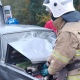 В Курской области водитель легковушки ранен в аварии с грузовиком