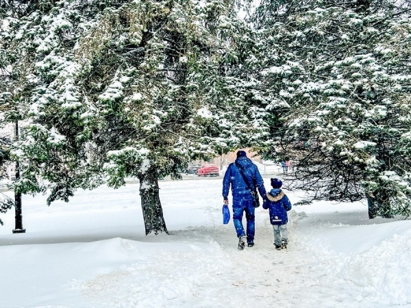 На Курскую область балканский циклон обрушит мощные снегопады