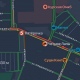 В Курске отмечаются затруднения с движением транспорта