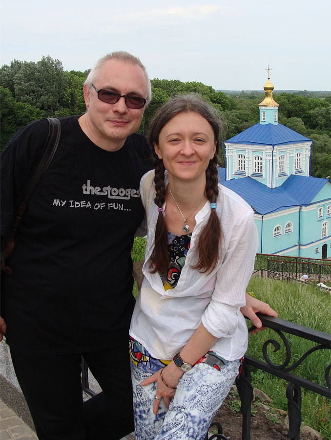 Максим Немцов и Шаши Мартынова в Коренной пустыни Максим Немцов и Шаши Мартынова в Коренной пустыни