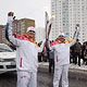 Олимпийский огонь несли отцы и дети