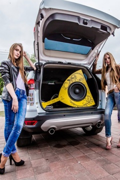 В багажнике «Ford Kuga» оказалась огромная желтая балалайка В багажнике «Ford Kuga» оказалась огромная желтая балалайка