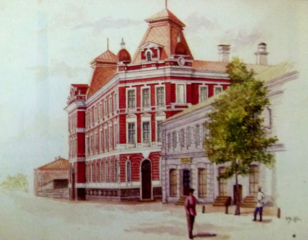 Управление Московско-Киево-Воронежской железной дороги. Авраамовская улица (ул. Добролюбова, 5), 1902 год. Ныне управление Федеральной службы безопасности по Курской области Управление Московско-Киево-Воронежской железной дороги. Авраамовская улица (ул. Добролюбова, 5), 1902 год. Ныне управление Федеральной службы безопасности по Курской области
