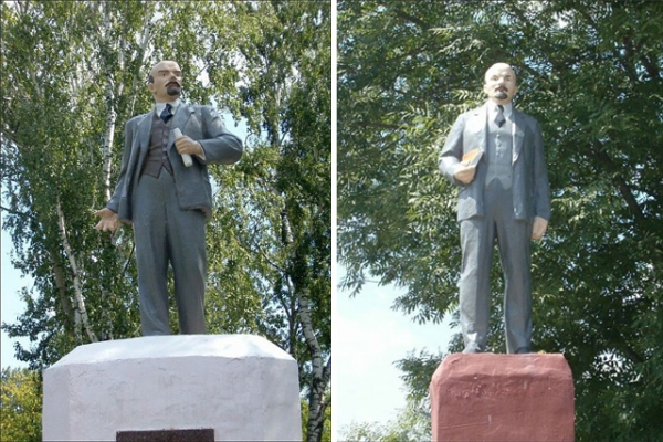 В поселке Тим два вождя располагаются неподалеку друг от друга и весьма похожи В поселке Тим два вождя располагаются неподалеку друг от друга и весьма похожи