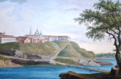 Древнерусскому Курску около 1027 лет. (Вид из альбома К. М. Бороздина 1809–1810 г.)
