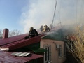 В Курске горел дом на улице Новой Запольной, погибла женщина