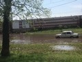 В Курске после дождя плавали машины