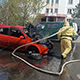 За сутки сгорели два автомобиля