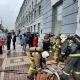 В Курске пожарные эвакуировали людей из гостиницы «Центральной» на Красной площади