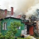 В Курске на улице Нижней Луговой две семьи лишись дома из-за пожара