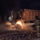 Под Курском горел «КамАЗ»