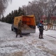 В Курске всю ночь боролись с гололёдом