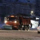 В Курске мешающие снегоуборочной технике машины эвакуируют на штрафстоянку
