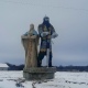 В селе 2-е Засеймье Курской области установили скульптуру «Святогор и Лада»