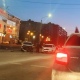 Утром в Курске столкнулись автомобили на проспекте Дружбы
